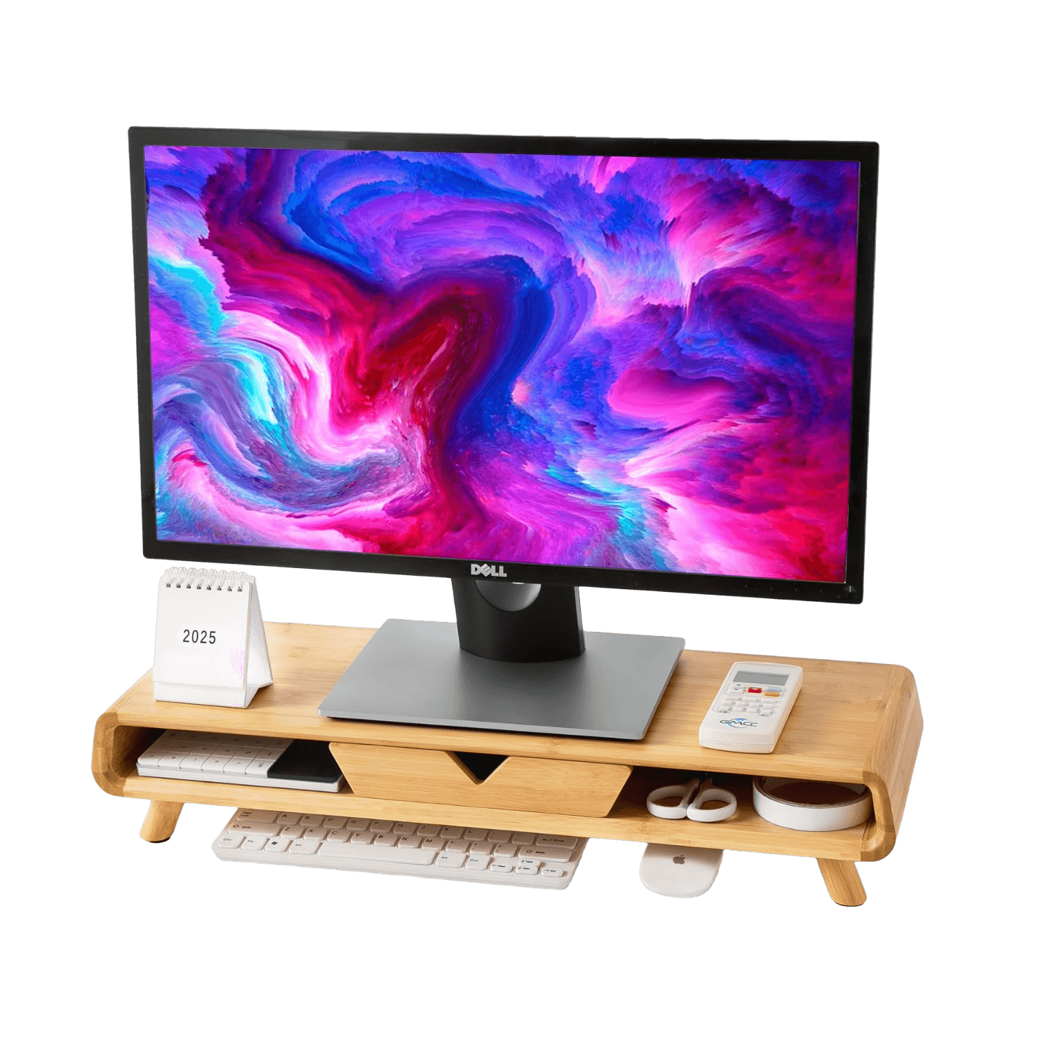 Bamboo Monitor Stand Riser