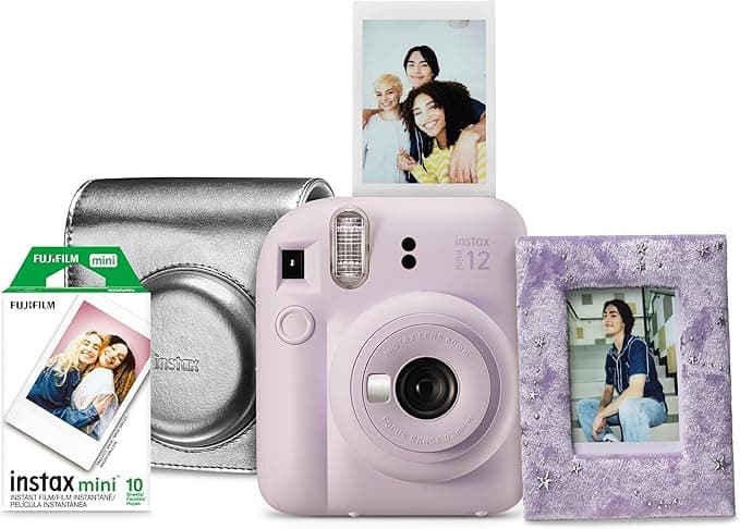 FUJIFILM INSTAX Mini 12 Instant Camera Gift Set - Lilac Purple